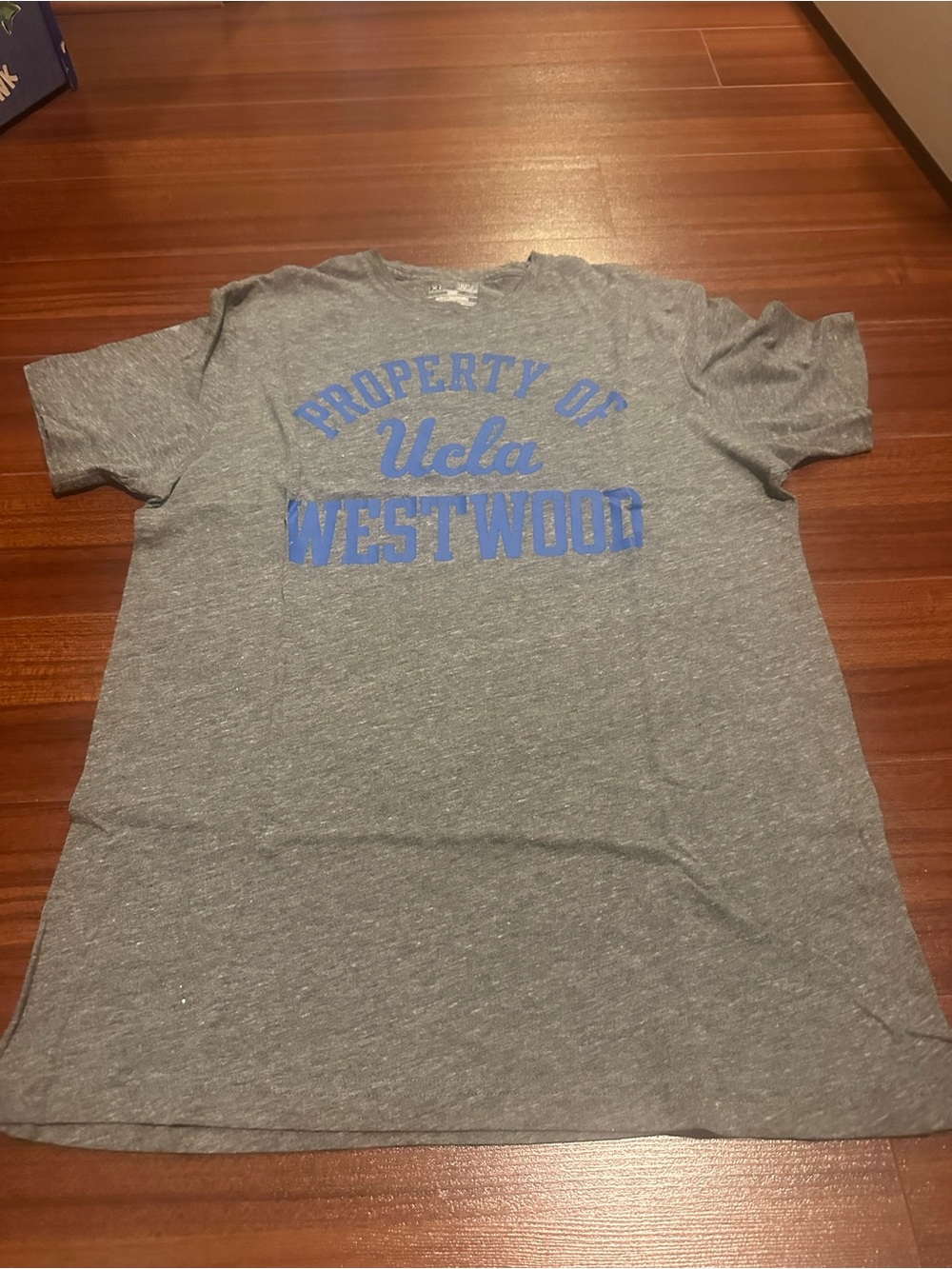 Under Armour Gray Tee with Blue UCLA Westwood Logo